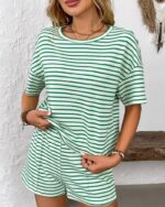Two Piece Sets for Women Summer Shorts Lounge Set Casual Travel Beach Vacation Outfits Clothes
