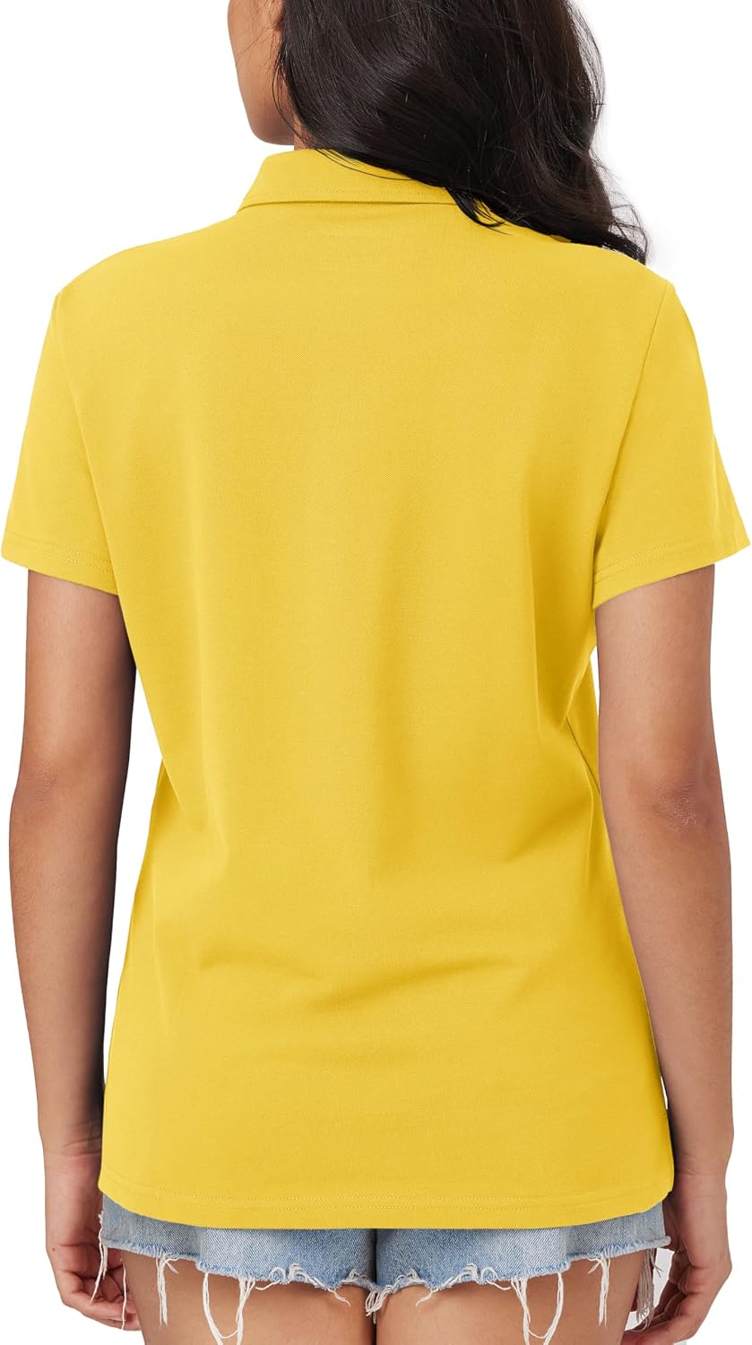 Women's Cotton Collared Golf Polo Shirt - Image 2
