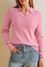 Women's Wool-Blend Business Polo Shirt